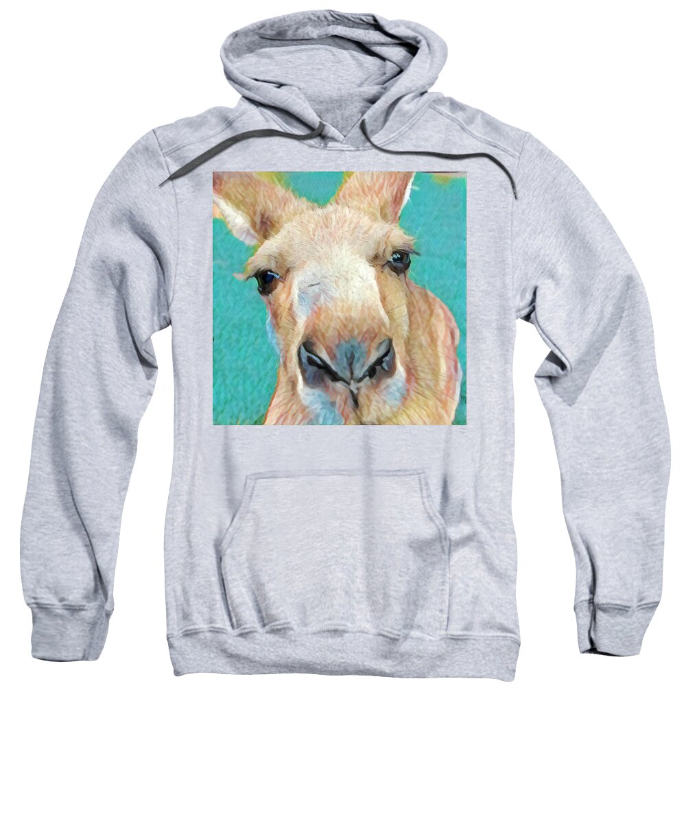 Photography Sweatshirt featuring the photograph Roo Roo by Unhinged Artistry