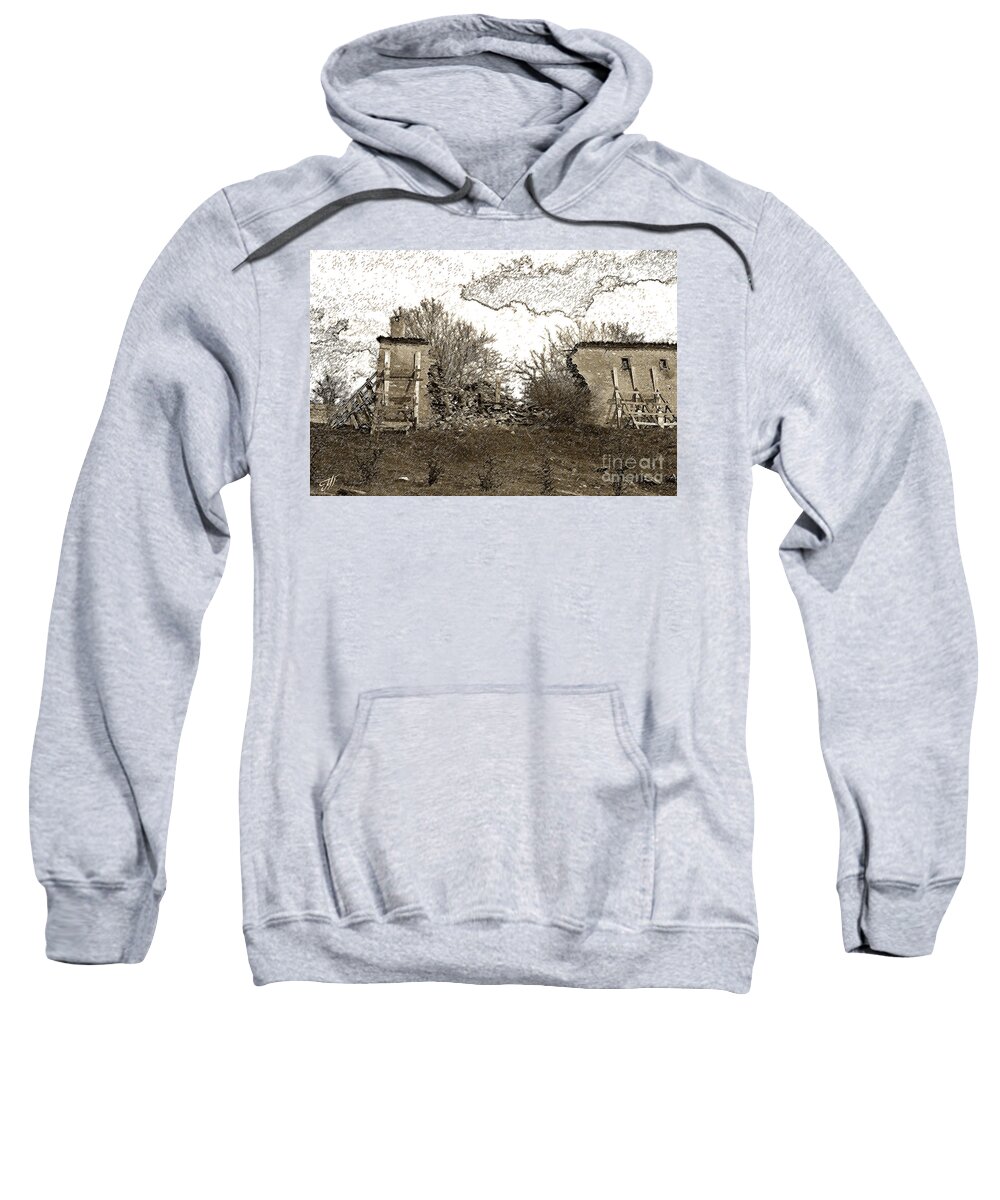 Ruins Sweatshirt featuring the photograph Ruins by Art by Magdalene