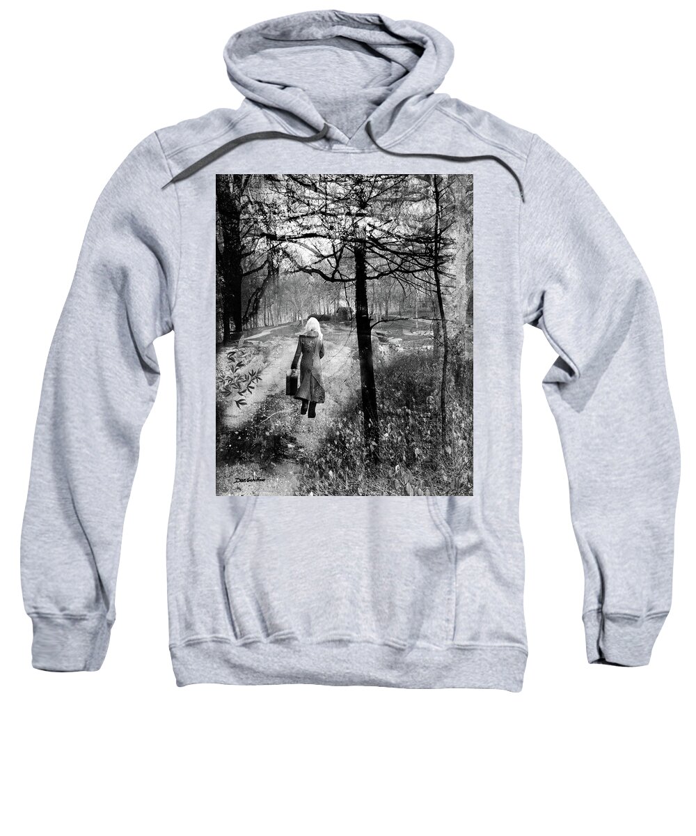  Sweatshirt featuring the photograph Runaway by Don Schiffner