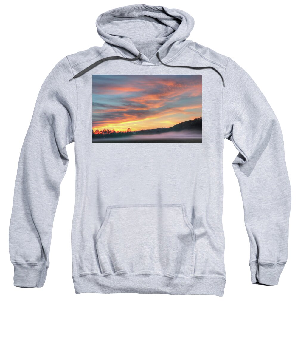 Missouri Sweatshirt featuring the photograph Rural Missouri Sunrise by Harold Rau