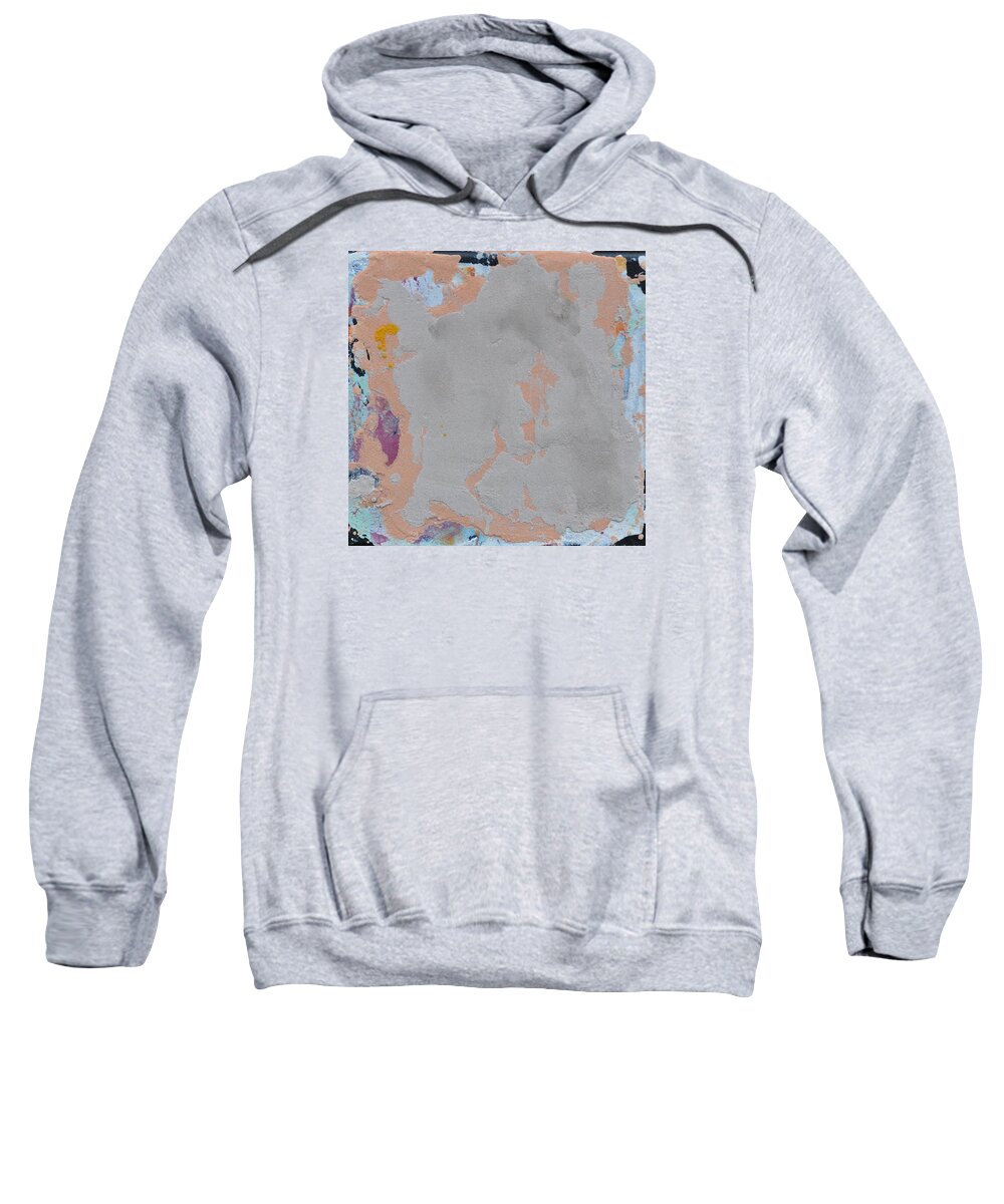 Abstract Sweatshirt featuring the painting Sand Tile AM214125 by Eduard Meinema