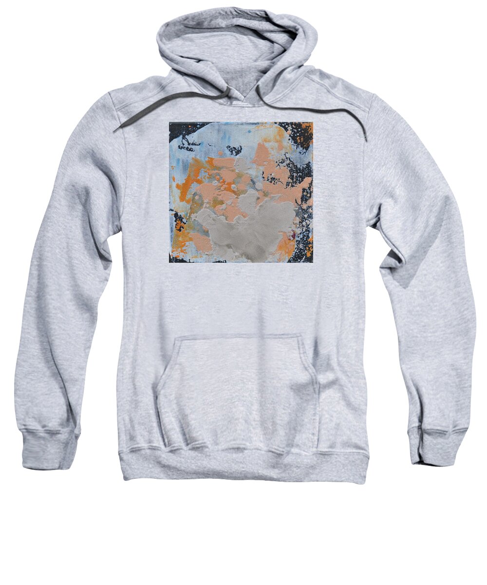 Abstract Sweatshirt featuring the painting Sand Tile AM214135 by Eduard Meinema