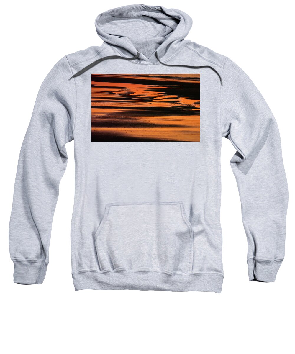 Landscape Sweatshirt featuring the photograph Sandy Reflection by Joe Shrader