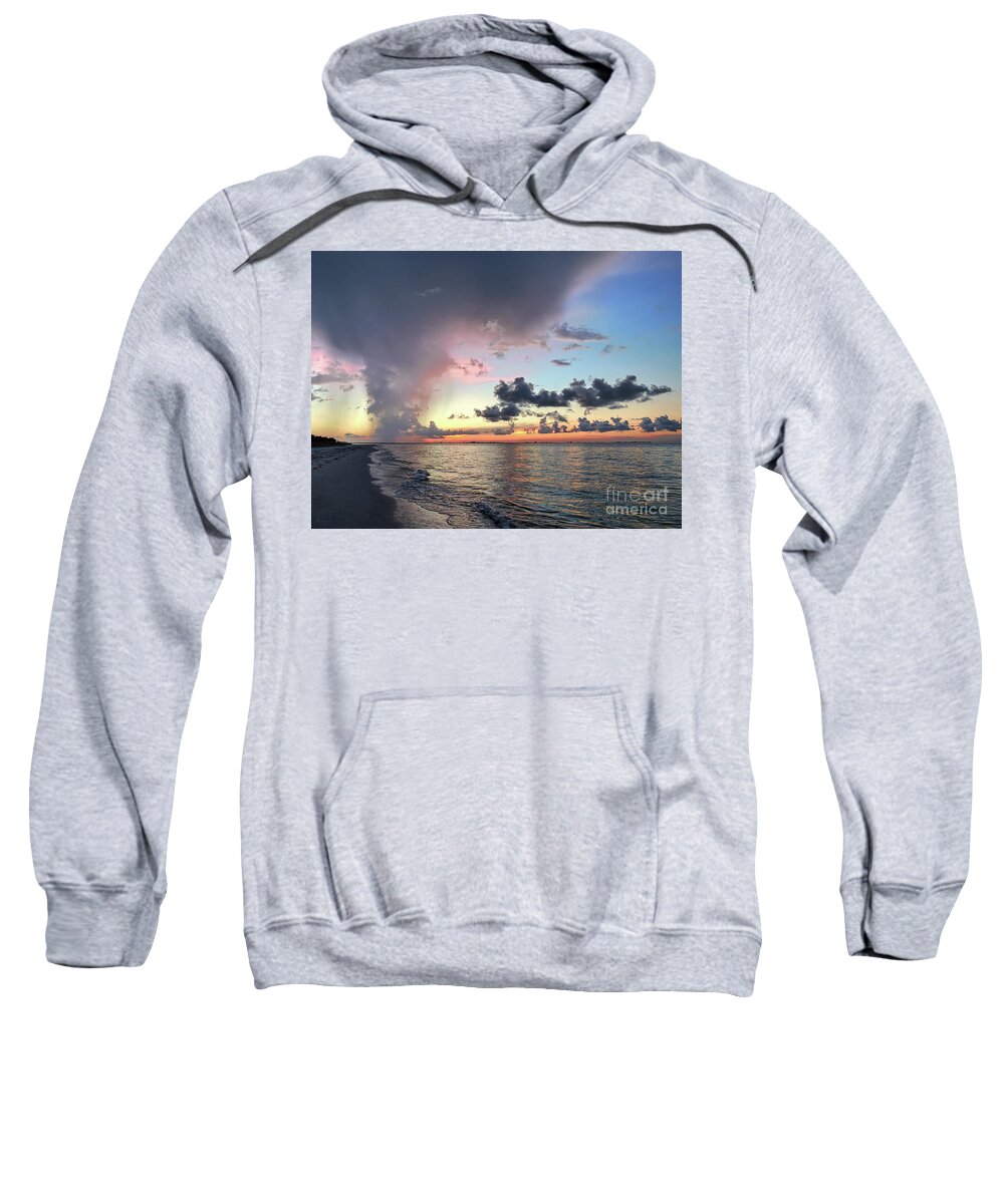 Sunrise Sweatshirt featuring the photograph Sanibel Island Sunrise by Jeff Breiman