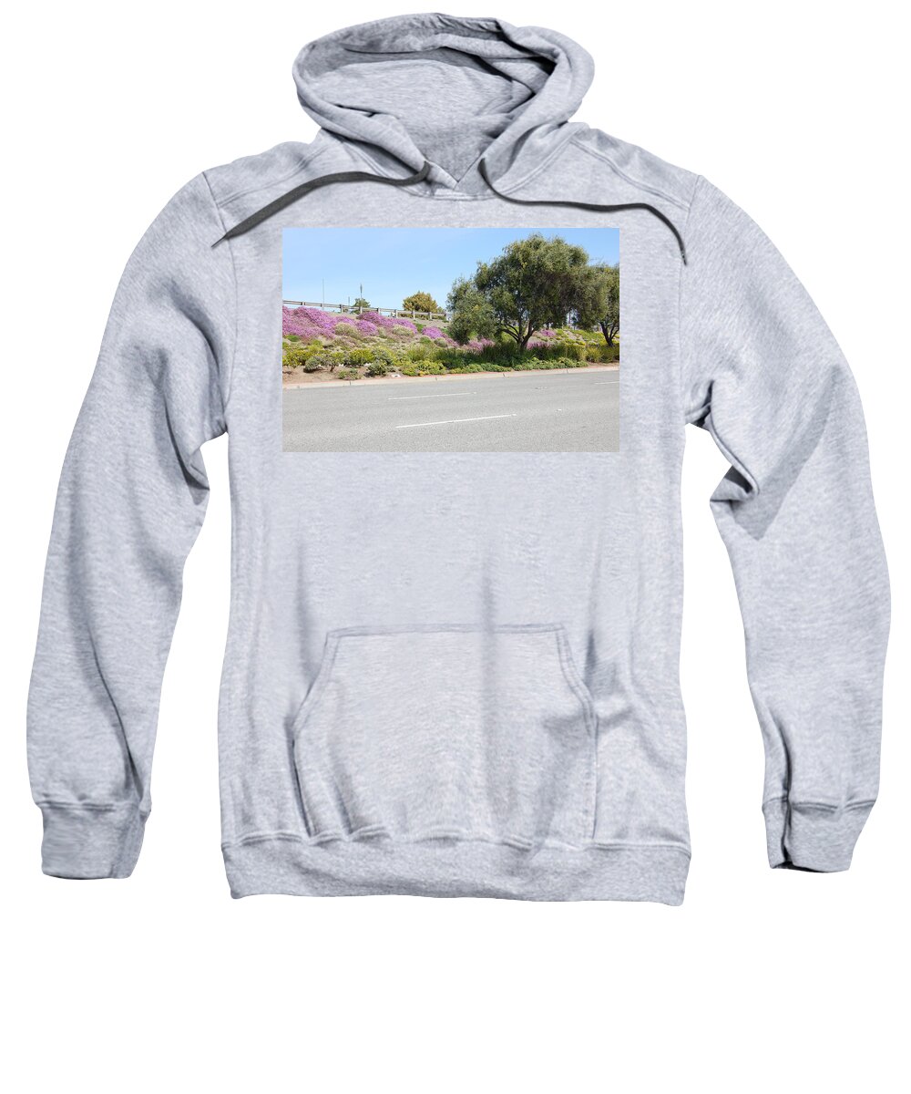 Springtime Sweatshirt featuring the photograph Santa Clara Highway by Carolyn Donnell