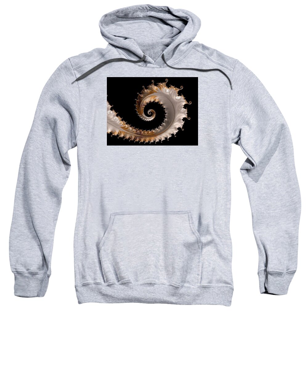 Abstract Sweatshirt featuring the photograph Scorpion Tail - Series #1 by Barbara Zahno