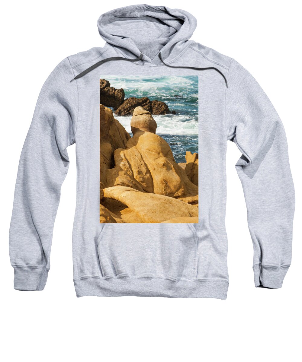 Beach Sweatshirt featuring the photograph Sculpted sands by Jason Hughes