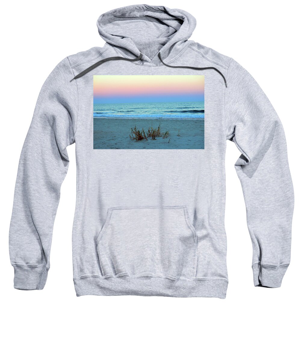 Seaside Sweatshirt featuring the photograph Seaside Sunset by Cynthia Guinn