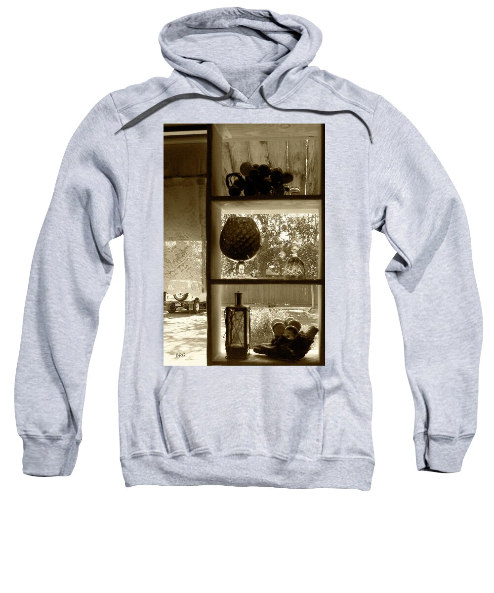 Window Sweatshirt featuring the photograph Sedona Series - Window Display by Ben and Raisa Gertsberg