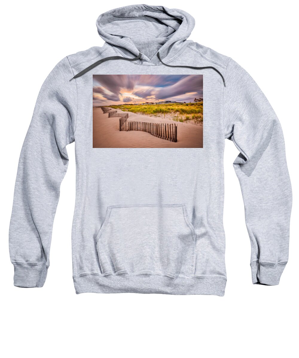 New Jersey Sweatshirt featuring the photograph Serene Sunset by Mark Rogers
