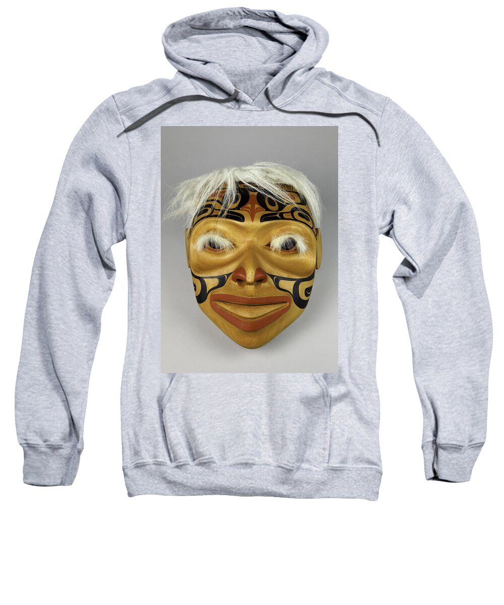 Shamanism Sweatshirt featuring the photograph Shaman's Mask by Gary Dean Mercer Clark