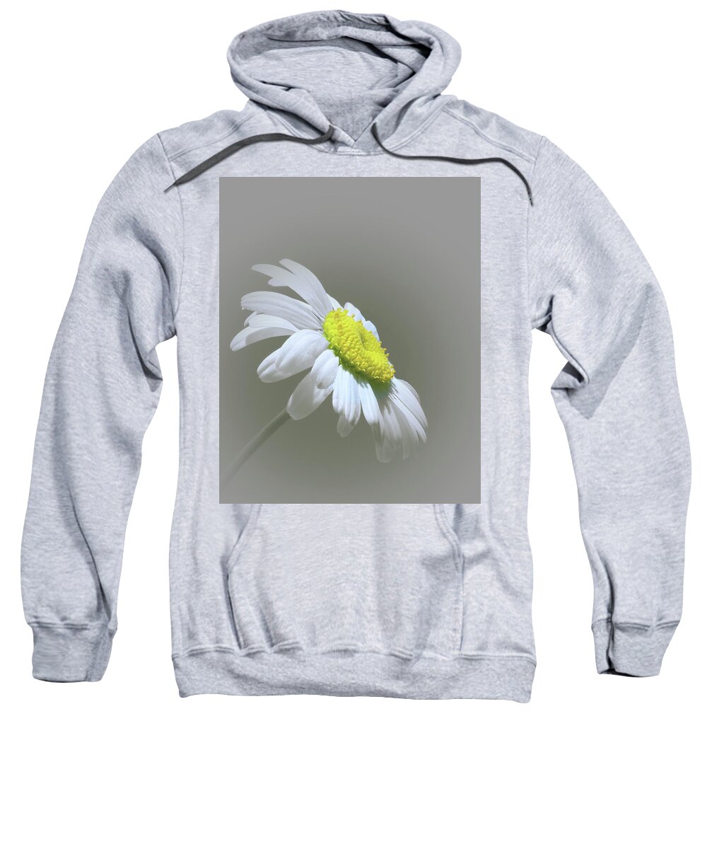 Daisy Sweatshirt featuring the photograph She Loves Me by David Dehner
