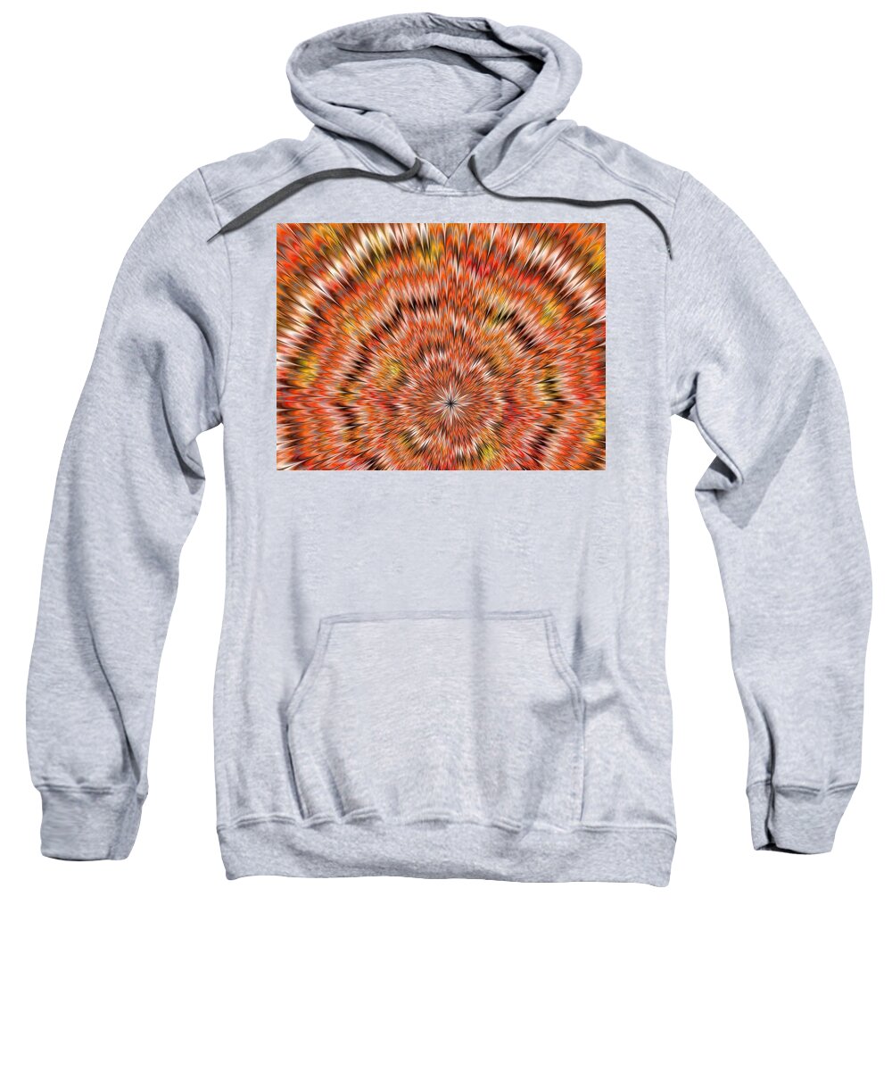 Digital Art Sweatshirt featuring the digital art ShockWave by Karen Buford