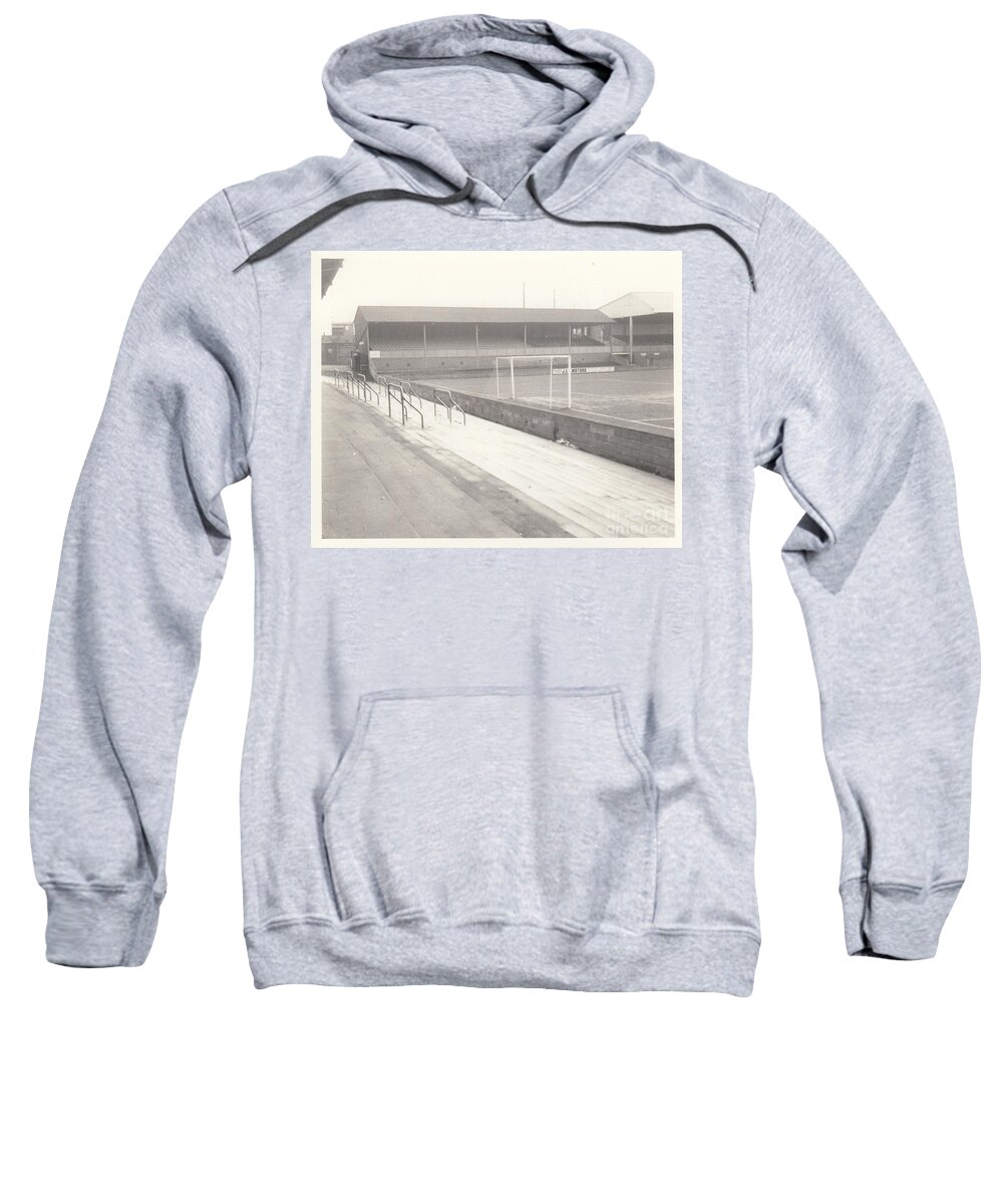 Shrewsbury Town Sweatshirt featuring the photograph Shrewsbury Town - Gay Meadow - East Stand 1 - March 1970 by Legendary Football Grounds