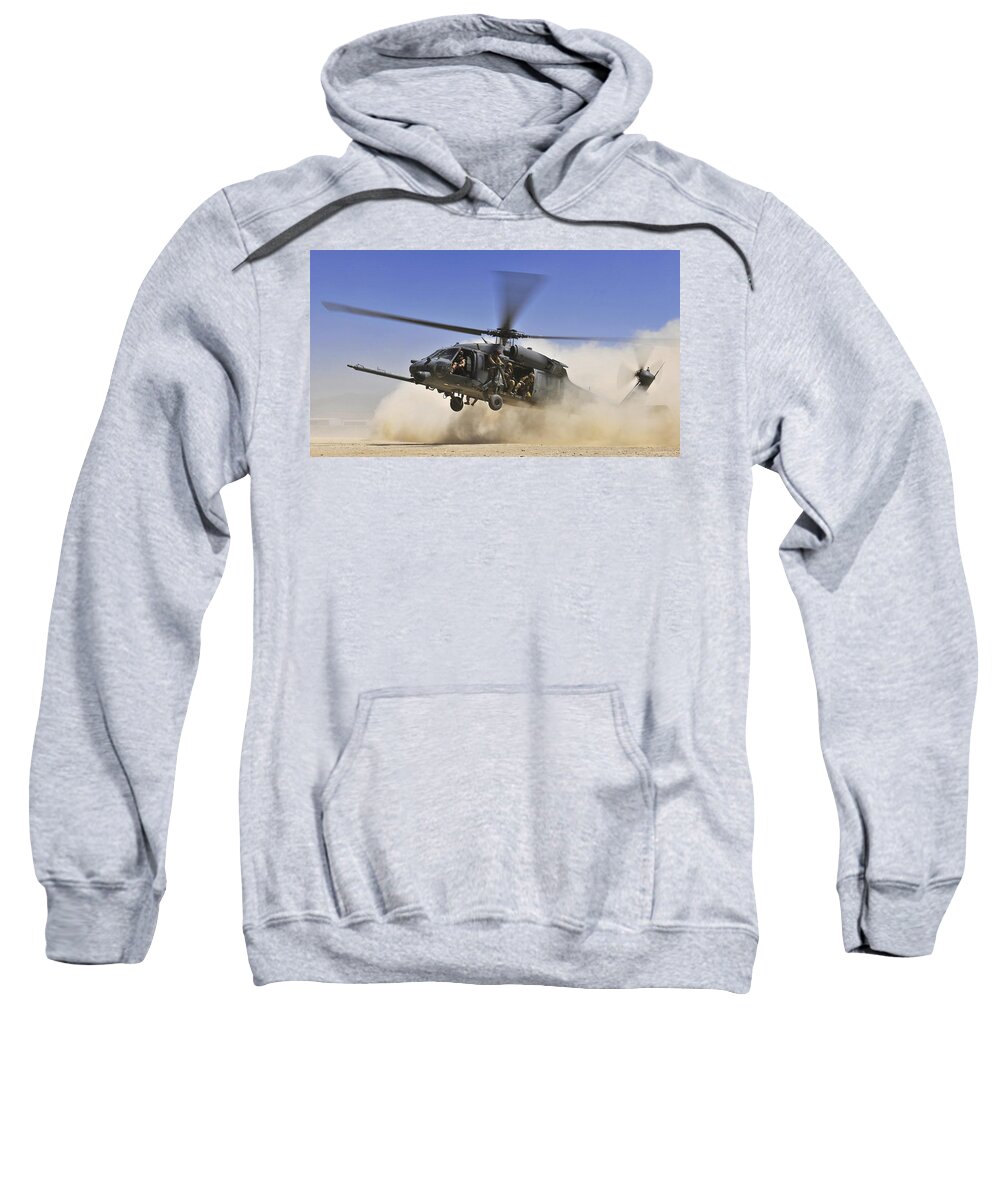 Sikorsky Hh-60 Pave Hawk Sweatshirt featuring the photograph Sikorsky HH-60 Pave Hawk by Jackie Russo