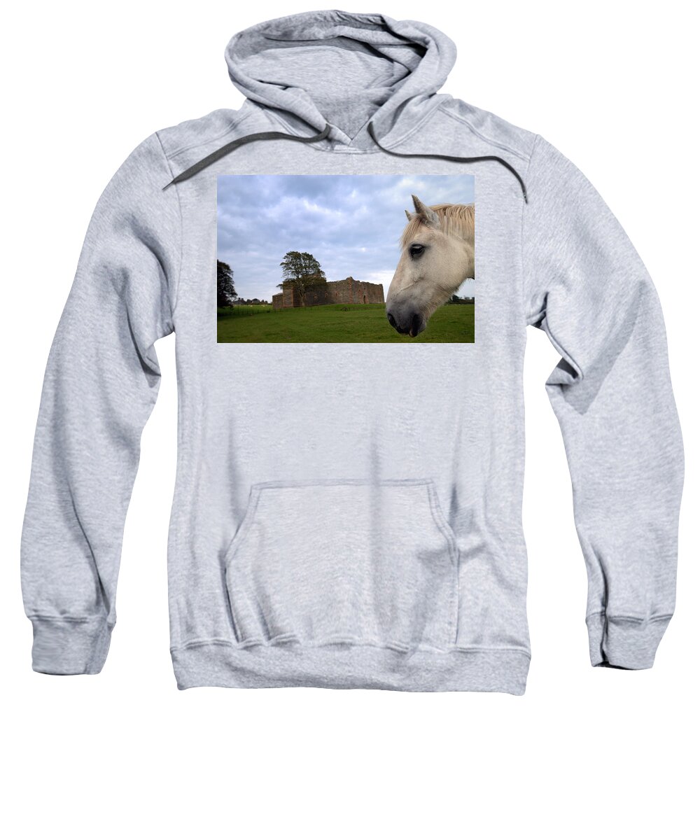 Castle Sweatshirt featuring the photograph Skipness Castle by Doug Gibbons
