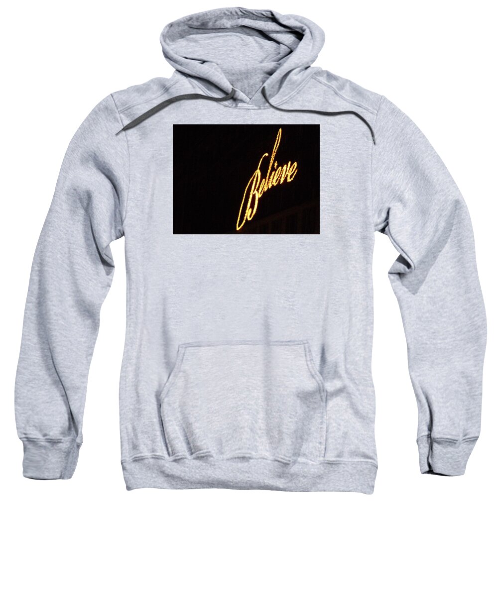 Believe Sweatshirt featuring the photograph Skysperation by Natalie Claire Bradley