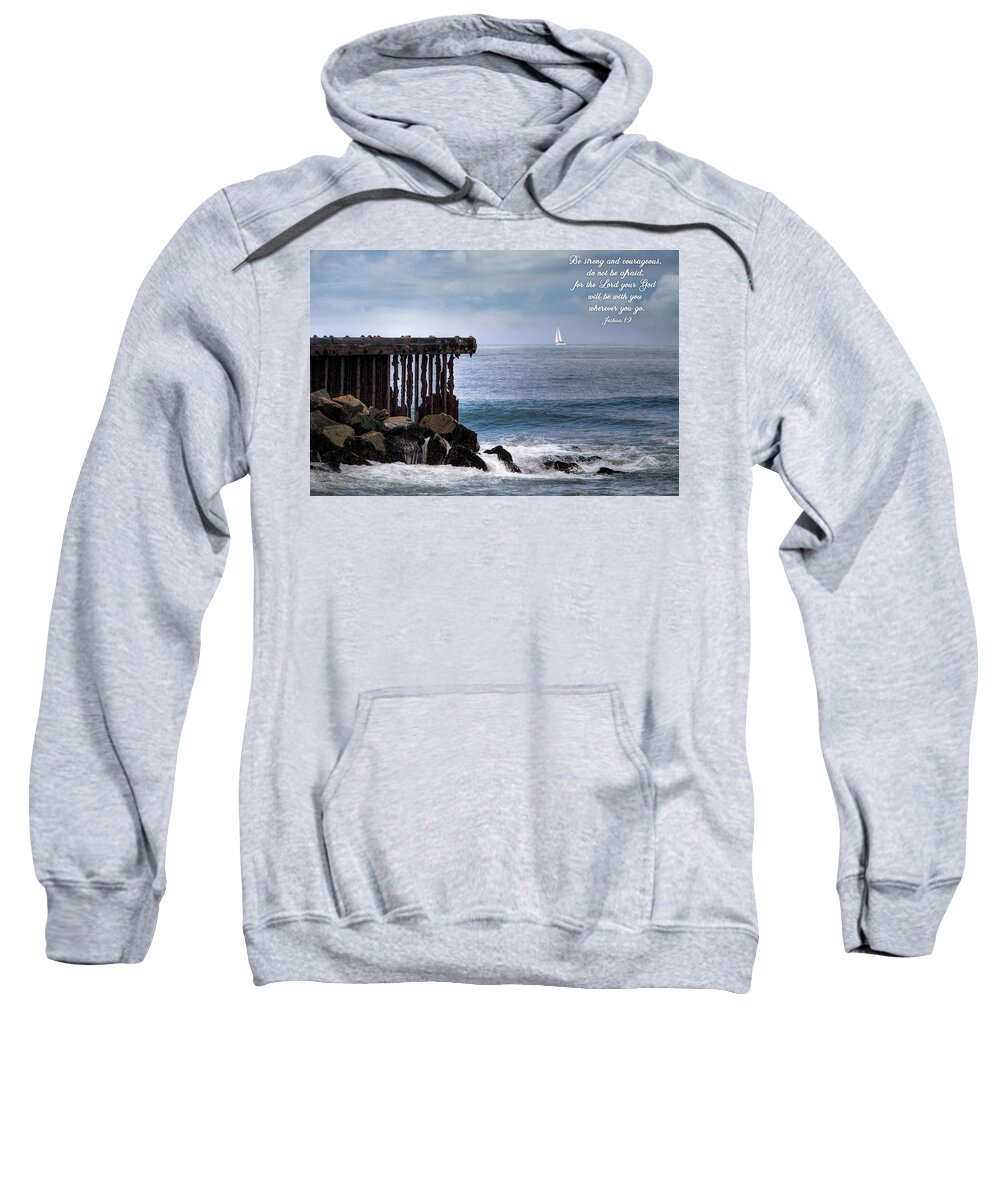 Encouragement Sweatshirt featuring the photograph Small Boat by Joan Baker