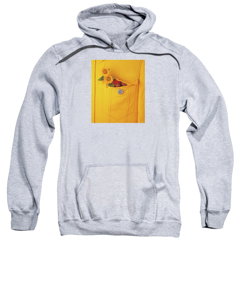 Sunflowers Sweatshirt featuring the photograph Small Change by Anne Geddes
