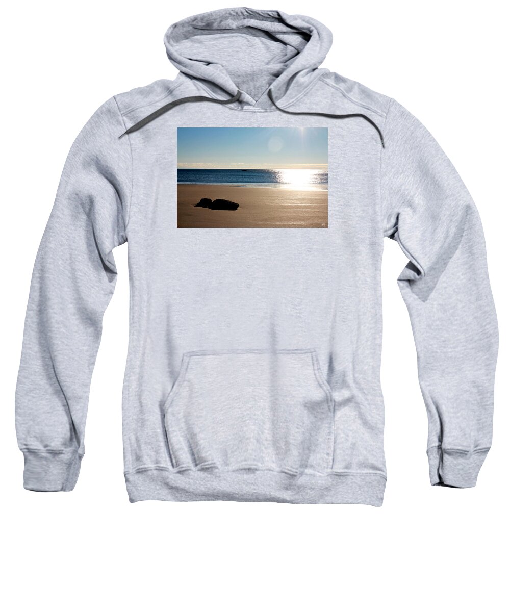 Head Beach Sweatshirt featuring the photograph Small Point by John Meader