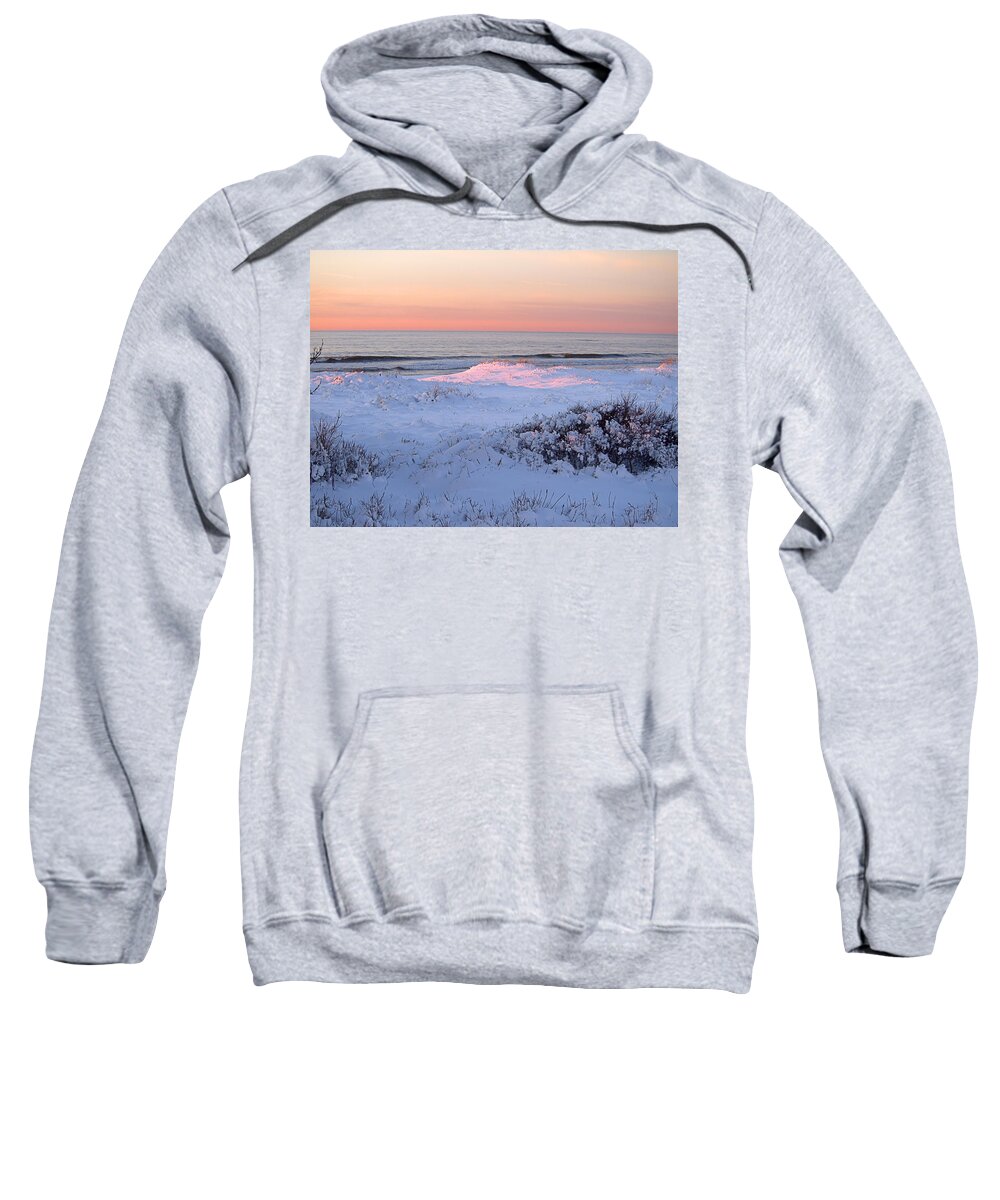 Snow Sweatshirt featuring the photograph Snow Dunes I I by Newwwman