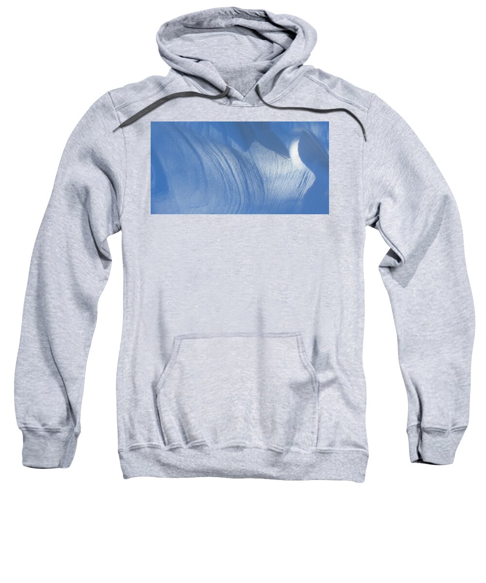 Art For Sale Sweatshirt featuring the photograph Snow Sculpted by the Wind by Bill Tomsa