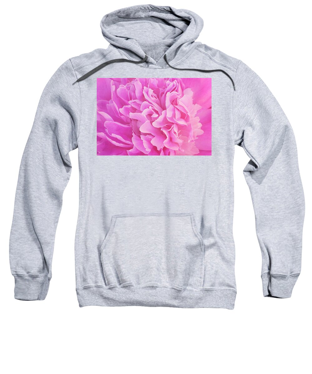 Peony Sweatshirt featuring the photograph Softness of Spring by Jill Love