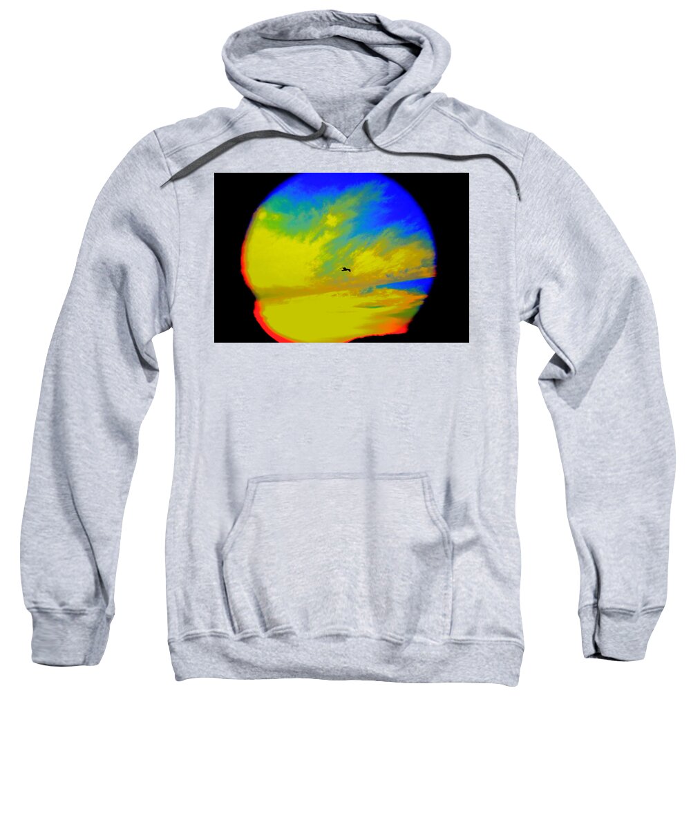 Bird Sweatshirt featuring the photograph Solo by Kate Arsenault 