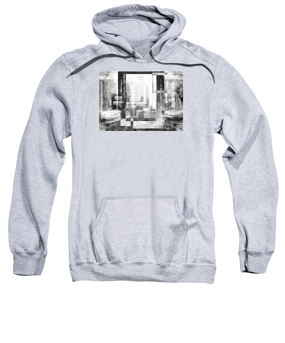 Abstract Sweatshirt featuring the digital art Some Stories.. by Art Di