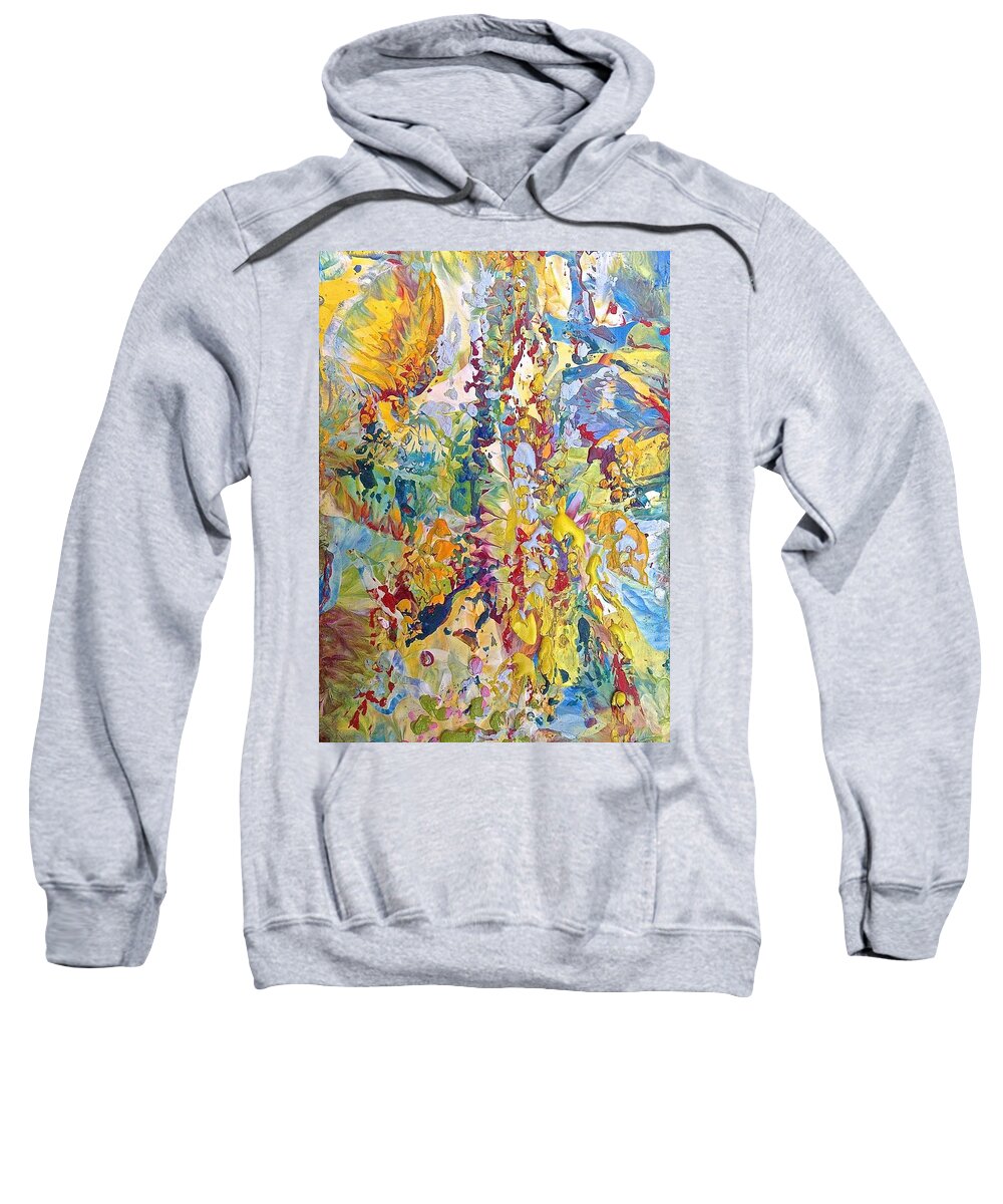  Sweatshirt featuring the painting Spawn by Sperry Andrews