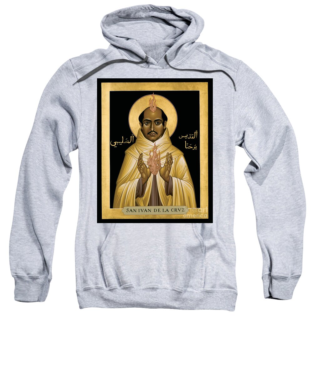 St. John Of The Cross Sweatshirt featuring the painting St. John of the Cross - RLJDC by Br Robert Lentz OFM