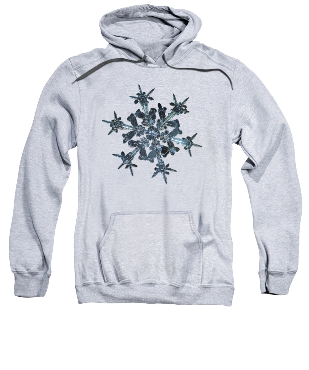 Snowflake Sweatshirt featuring the photograph Starlight, panoramic version by Alexey Kljatov