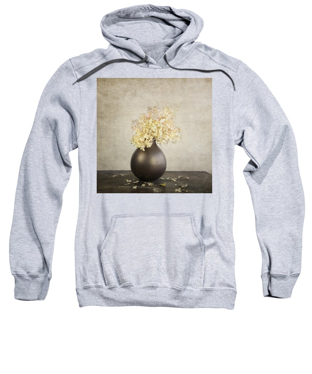 Classic Still Life Sweatshirt featuring the photograph Still Life With Hydrangea by Theresa Tahara