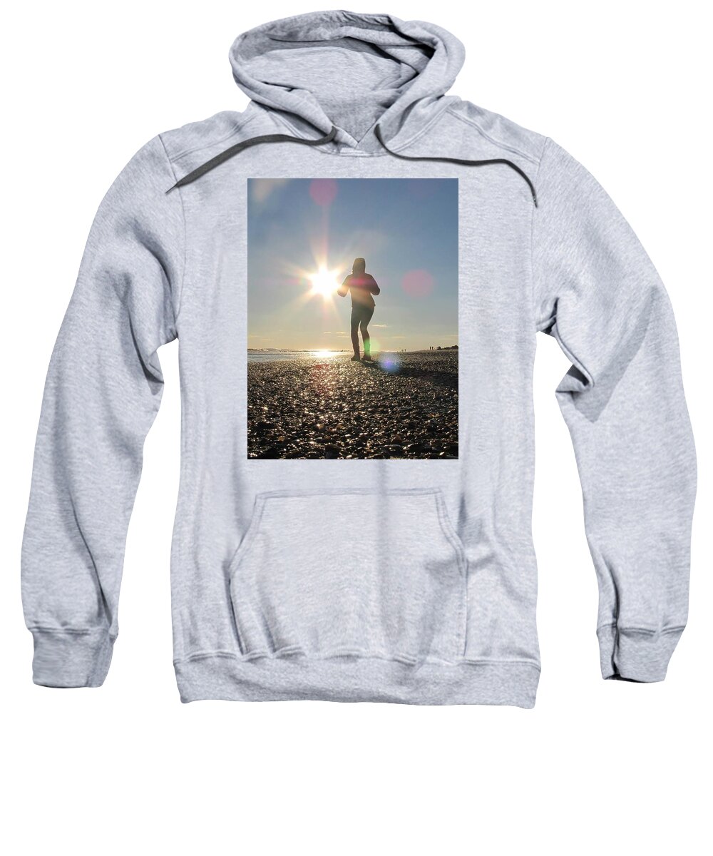 Sun Sweatshirt featuring the photograph Sun Dance by Laura Henry
