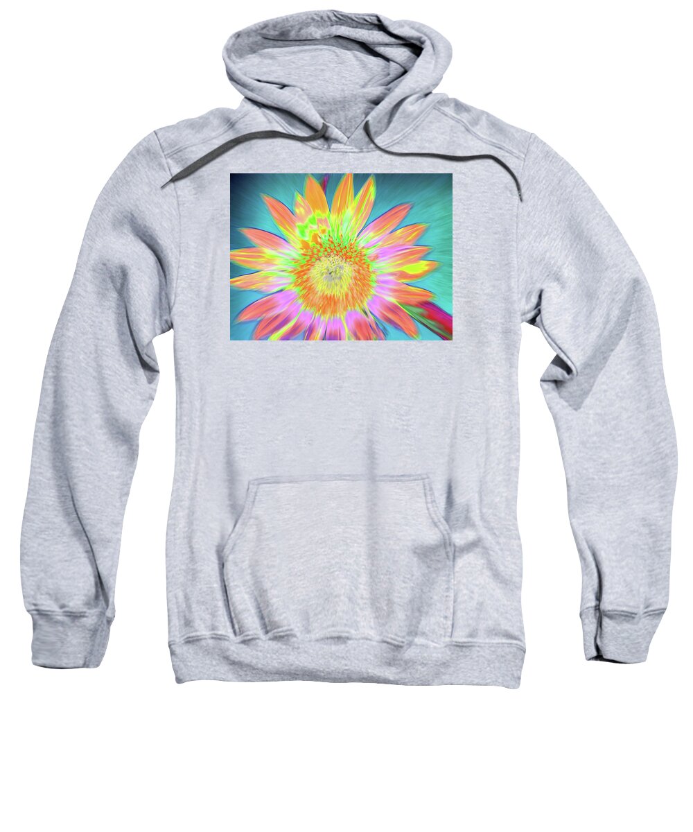 Sunflowers Sweatshirt featuring the photograph Sunfeathered by Cris Fulton