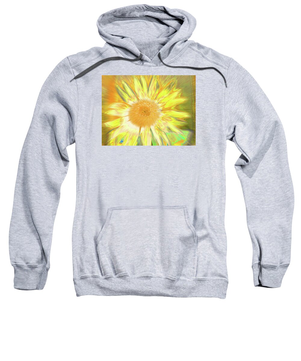 Sunflowers Sweatshirt featuring the photograph Sunking by Cris Fulton