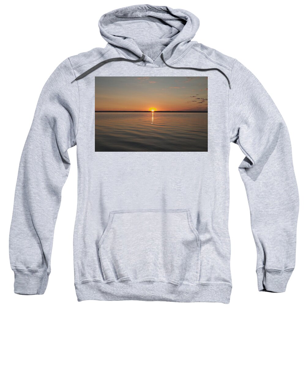 Sunrise Sweatshirt featuring the photograph Sunrise on Seneca Lake by William Norton