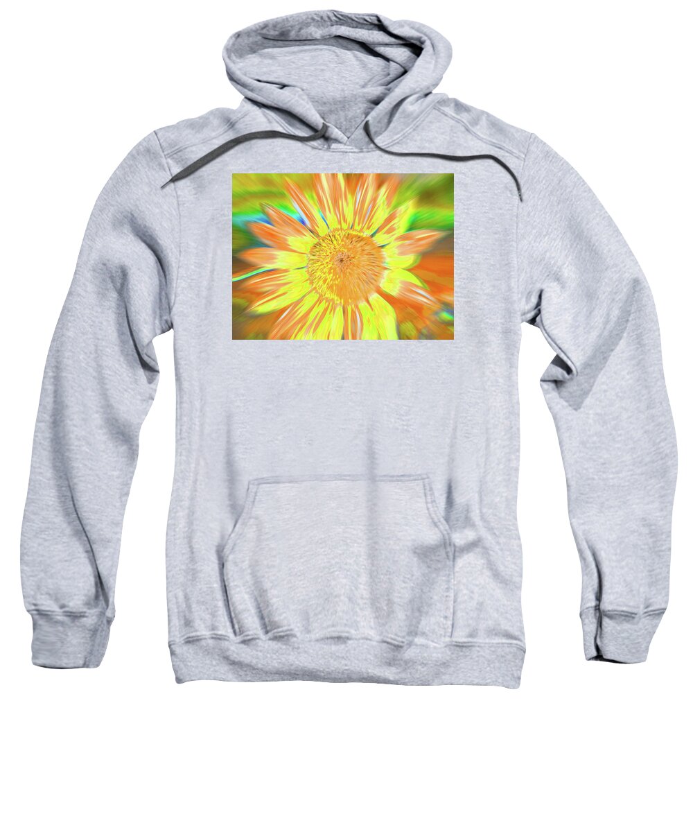 Sunflowers Sweatshirt featuring the photograph Sunsoaring by Cris Fulton