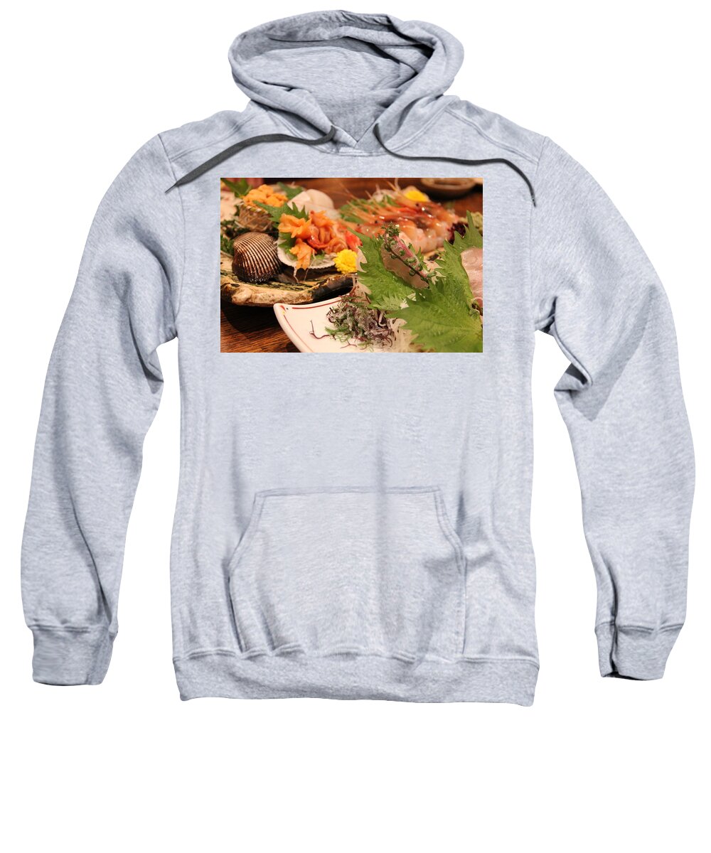 Sushi Sweatshirt featuring the photograph Sushi by Lorelle Phoenix
