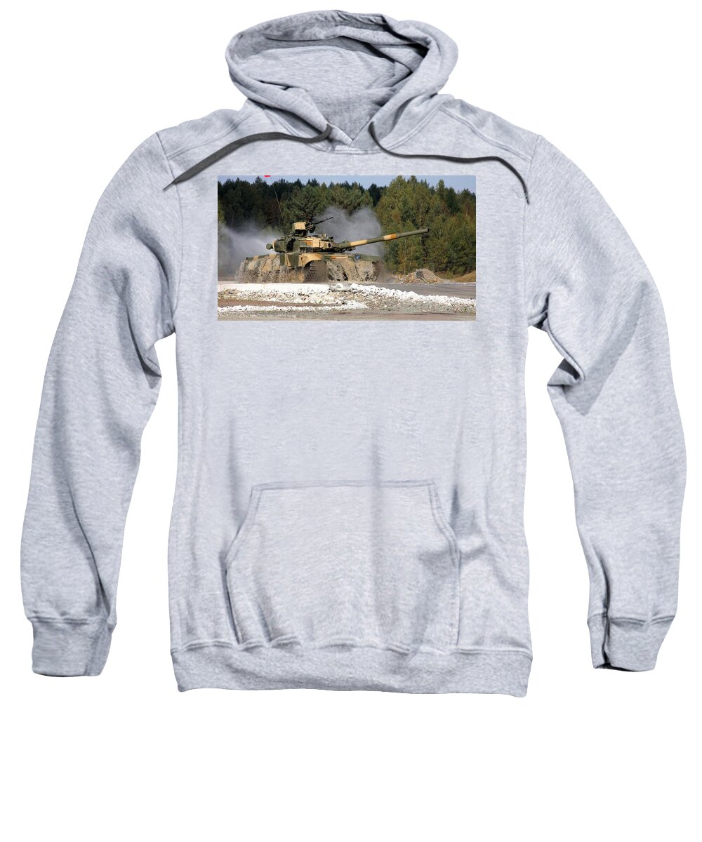 T-14 Armata Sweatshirt featuring the photograph T-14 Armata by Jackie Russo