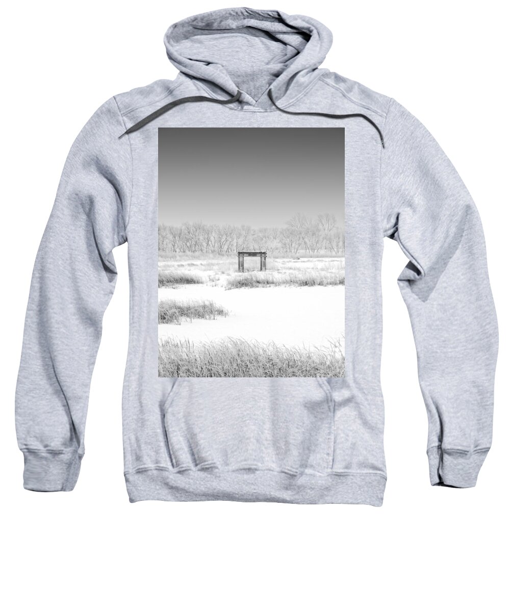 B&w Sweatshirt featuring the photograph Take me To Church by Sandra Parlow