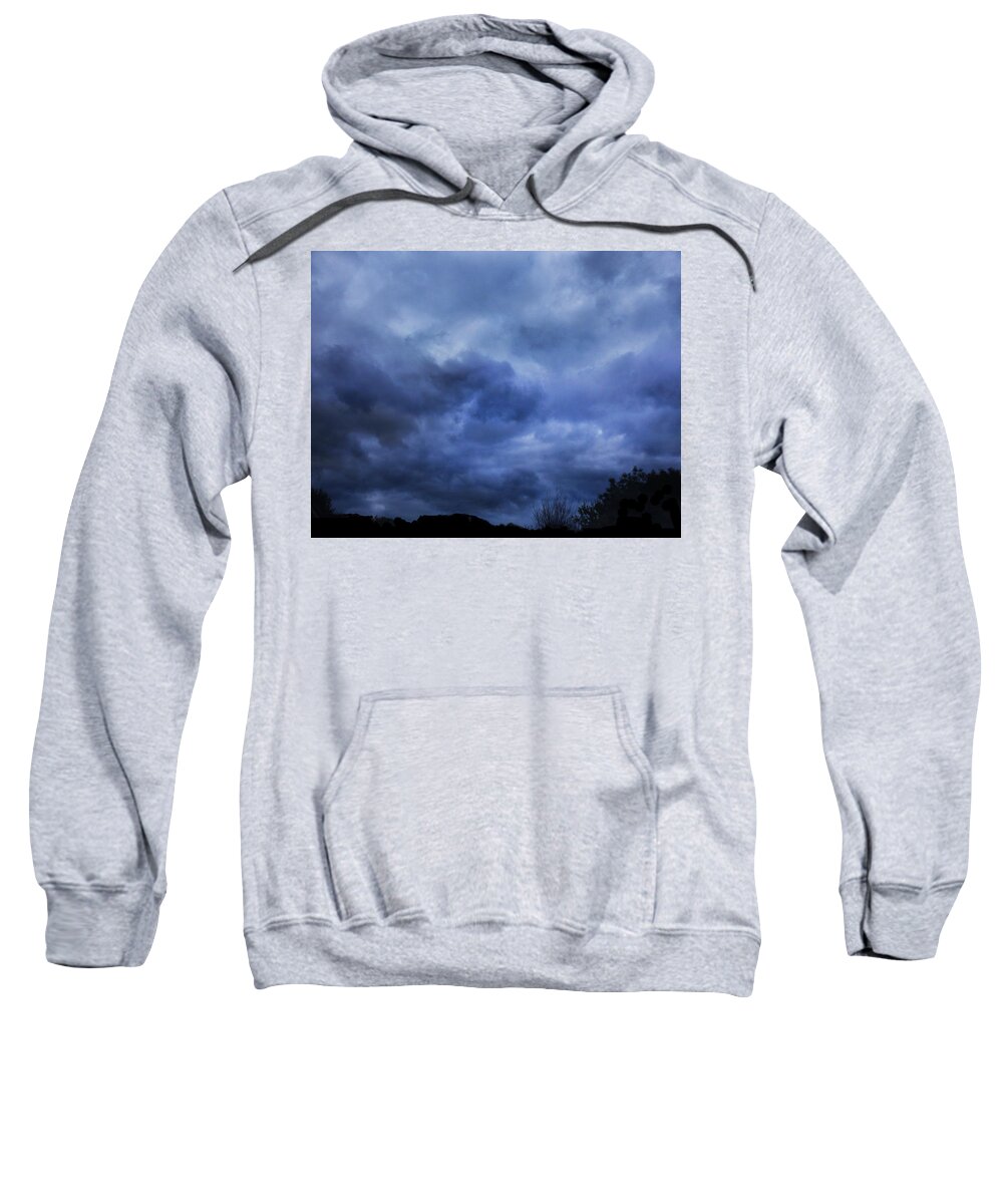 Storm Sweatshirt featuring the photograph The Arrival by Mark Blauhoefer