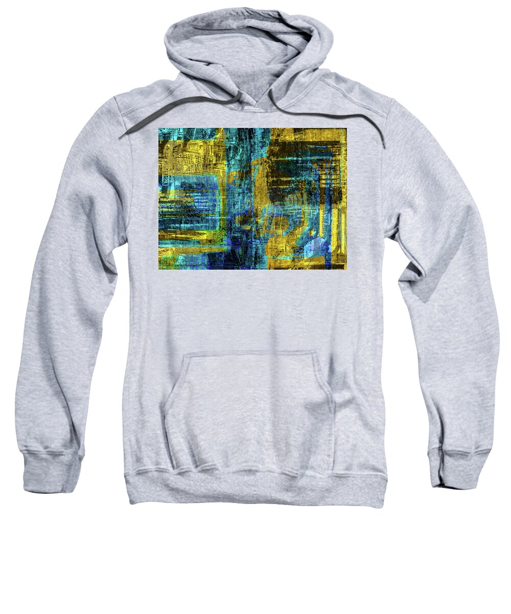 Abstract Art Sweatshirt featuring the photograph The beginning of the New World by Gabi Hampe