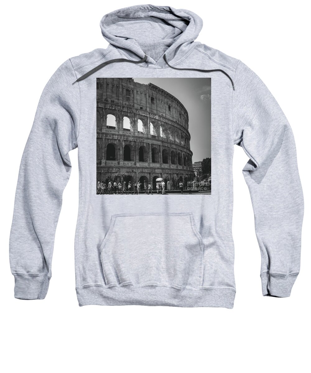Colosseum Sweatshirt featuring the photograph The Colosseum, Rome Italy by Perry Rodriguez