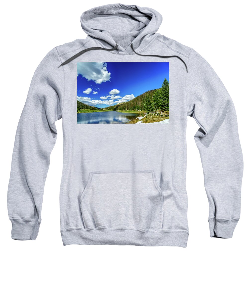 Autumn Sweatshirt featuring the photograph The Continental Divide by Bill Frische
