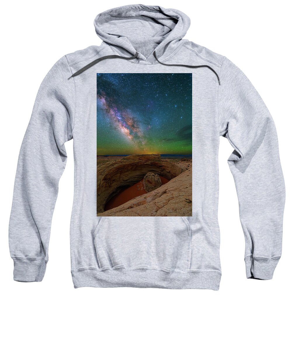 Astronomy Sweatshirt featuring the photograph The Eye by Ralf Rohner