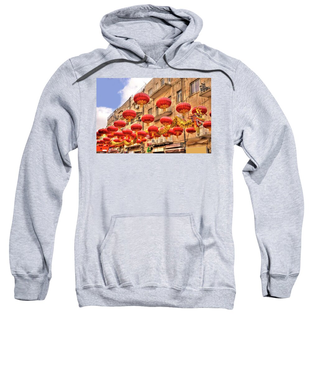 Street Sweatshirt featuring the photograph The Flying Dragon by Uri Baruch