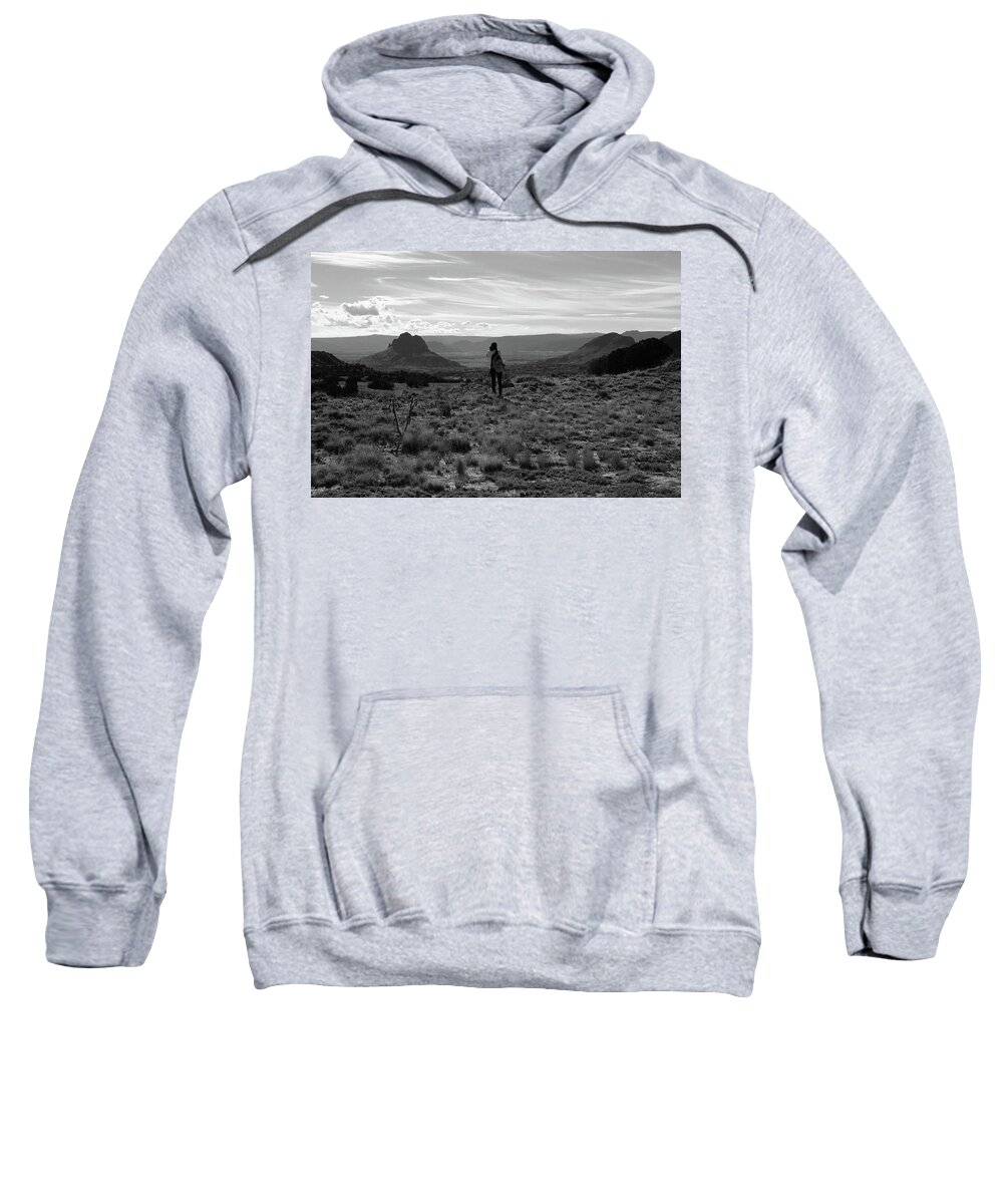 Desert Sweatshirt featuring the photograph The High Desert by David Diaz