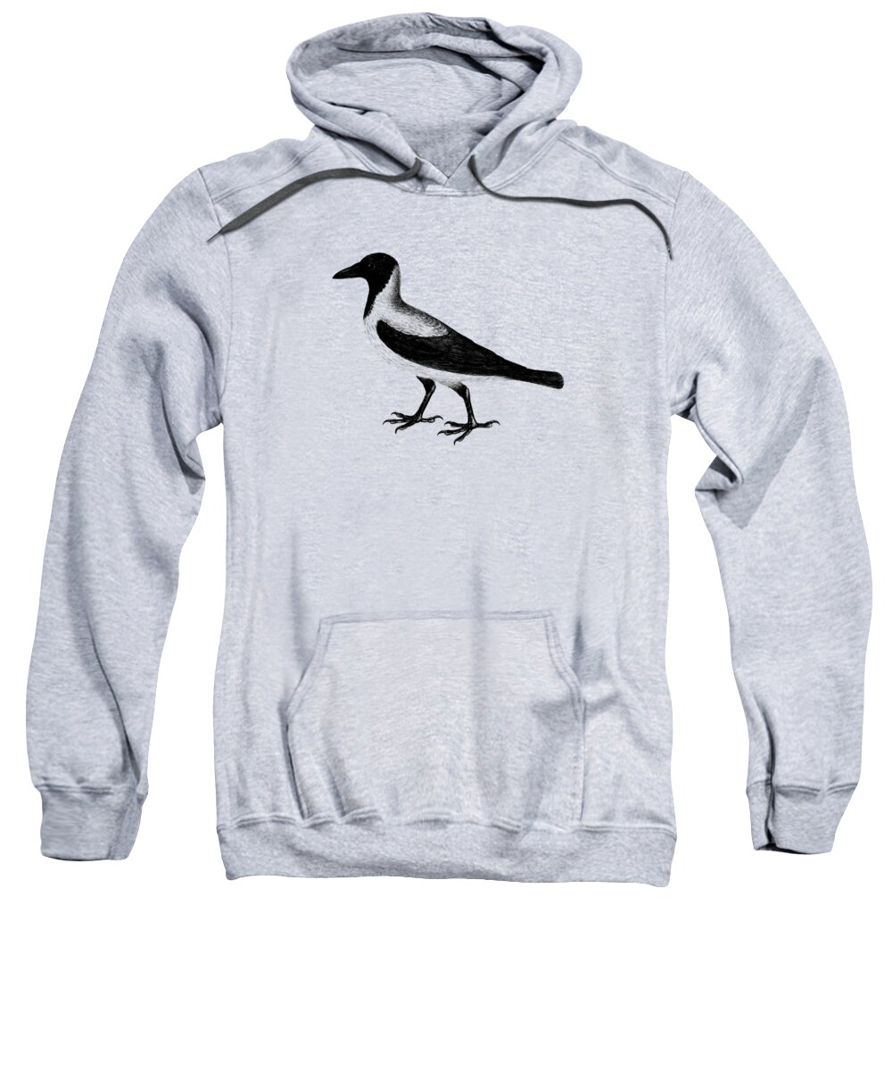Hooded Crow Sweatshirt featuring the photograph The Hooded Crow by Mark Rogan