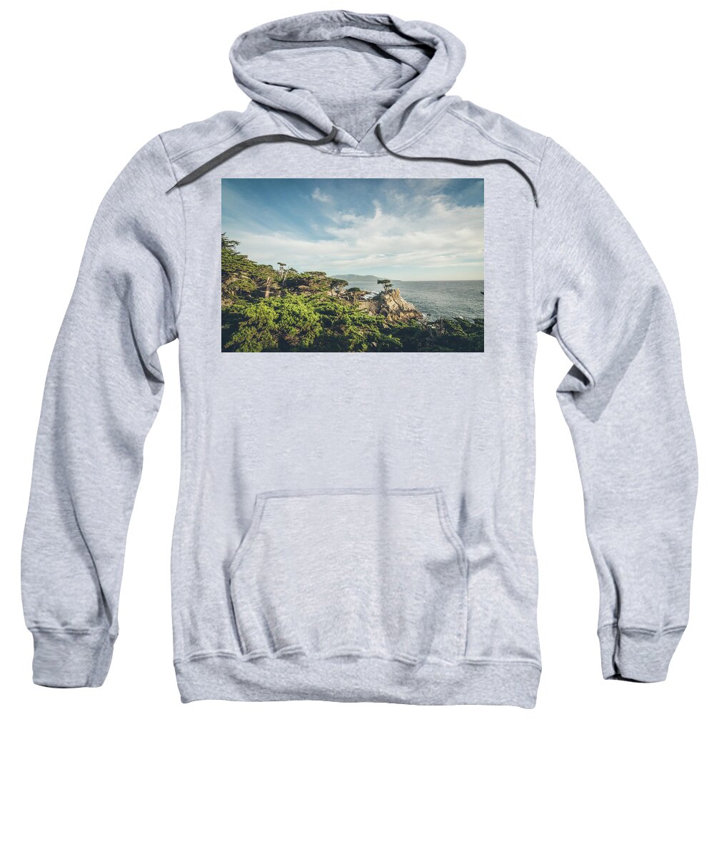 Landscape Sweatshirt featuring the photograph The Lone Cypress by Margaret Pitcher